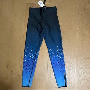 Ultracor blue ombre leggings with stars